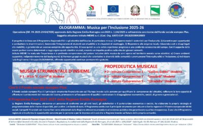 OLOGRAMMA: Musica per l’inclusione 2025-2026