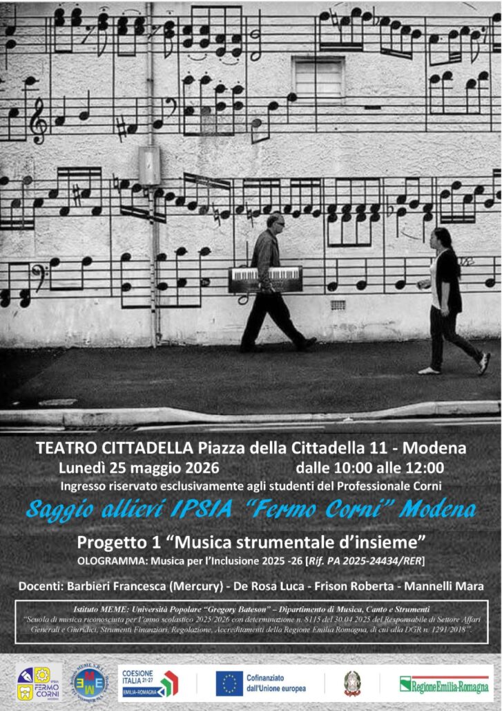 SAGGIO ALLIEVI IPSIA “FERMO CORNI” – Modena